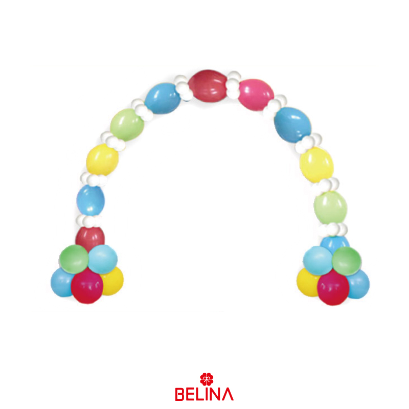 1 set de globos para arcos multicolor 72pcs