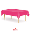 Mantel plastico rosado