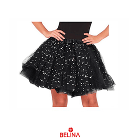 Tutu de estrellas 30cm negro