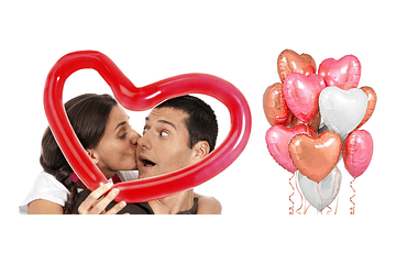 Ideas con Globos para San Valentín