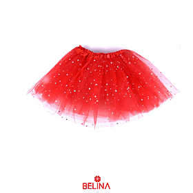 Tutu de estrellas 30cm rojo