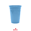 Vaso plástico 10pcs 16oz 560ml azul claro