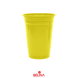 Vaso plástico 10pcs 16oz 560ml amarillo