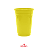 Vaso plástico 10pcs 16oz 560ml amarillo