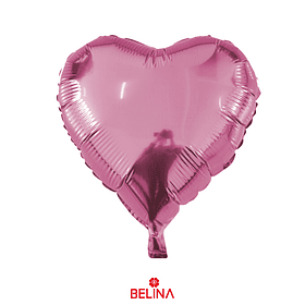 Globo corazón rosa 18 pulgadas