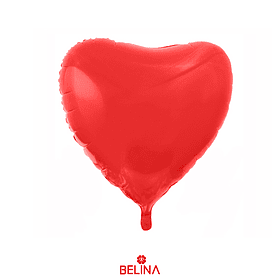 Globo metalico corazón rojo 78cm