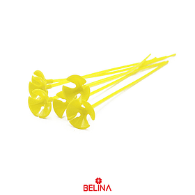 Varillas para globos amarillo