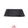 Bandeja rectangular 32x23cm negro