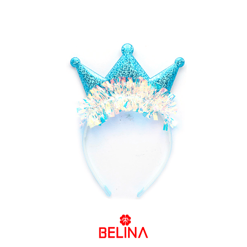 Cintillo de de corona de princesa color aleatorio 12x15cm