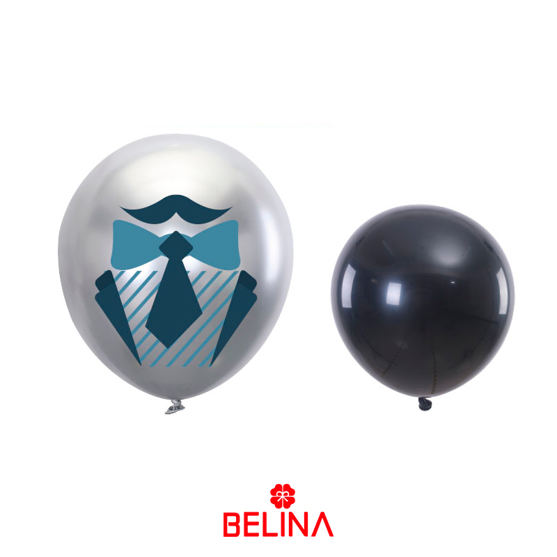 Set De globos de látex Con Corbata – Belina Cotillón