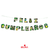 Guirnalda Feliz Cumpleaños Diseño Militar 4,5m