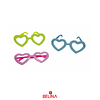 Lentes cotillón fluor 6pcs