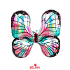 Globo metálico mariposa de colores 80x76cm