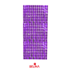 Cortina metálica de cuadros violeta 100x200cm