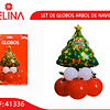 Set de globos de de árbol de navidad 9pcs