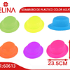 Sombrero Fluor color aleatorio 23x26cm