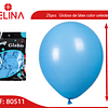 Globos de látex azul claro mate 25pcs 23cm