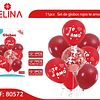 Set de globos te amo 11pcs