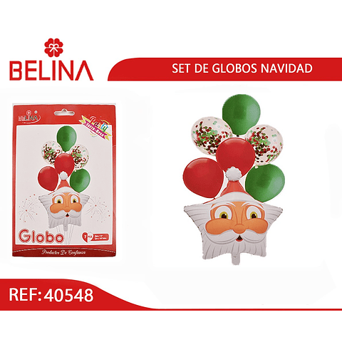 Set de globos viejo pascuero 7pcs