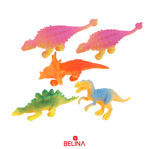 Juguete de dinosaurio 5pcs 1,5x3x7cm