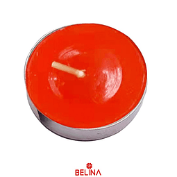 Velas aromáticas color rojo 10pcs 3,5cm