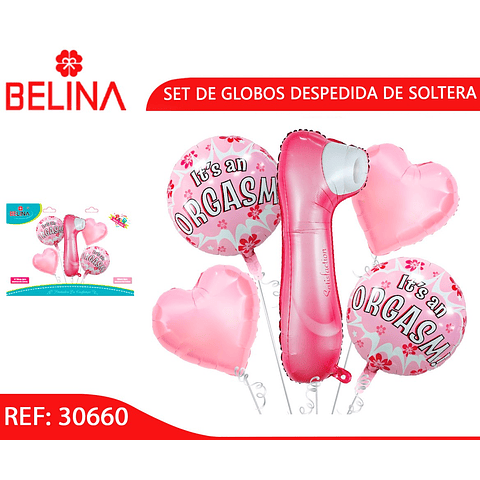 Set de globos despedida de soltera 5pcs