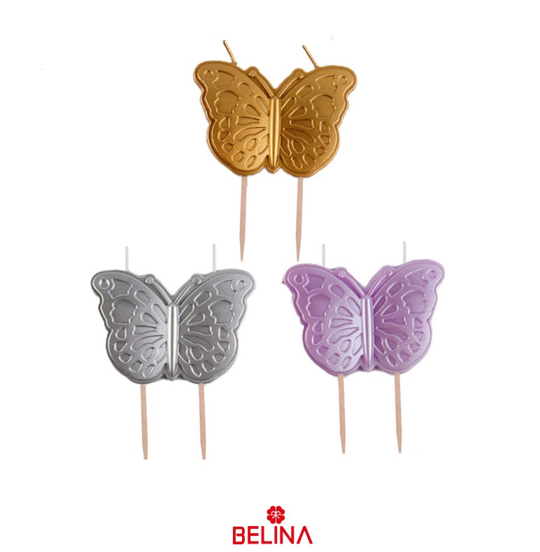 Vela mariposa Belina Cotillón