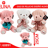 Oso de peluche color aleatorio 25cm