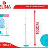 Pedestal para globos azul 9pcs 100cm