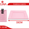 Bandeja rectangular 32x23cm rosado