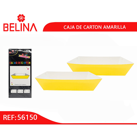 Cajas de carton amarilla 2pcs 29x11.5+23.5x12.5cm