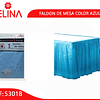 Faldon para mesa celeste