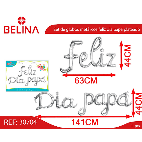 Globo metálico margarita - Belina Cotillón