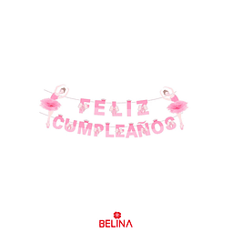 Guirnalda feliz cumpleaños ballet 5m