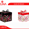 Caja de regalo plegable de corazones 30cm Diseño aleatorio