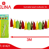 Guirnalda tassel multicolor 3m