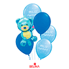 Set de globos mini oso azul de 6pcs