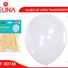 Globos de látex mate de color transparente 2pcs 60cm