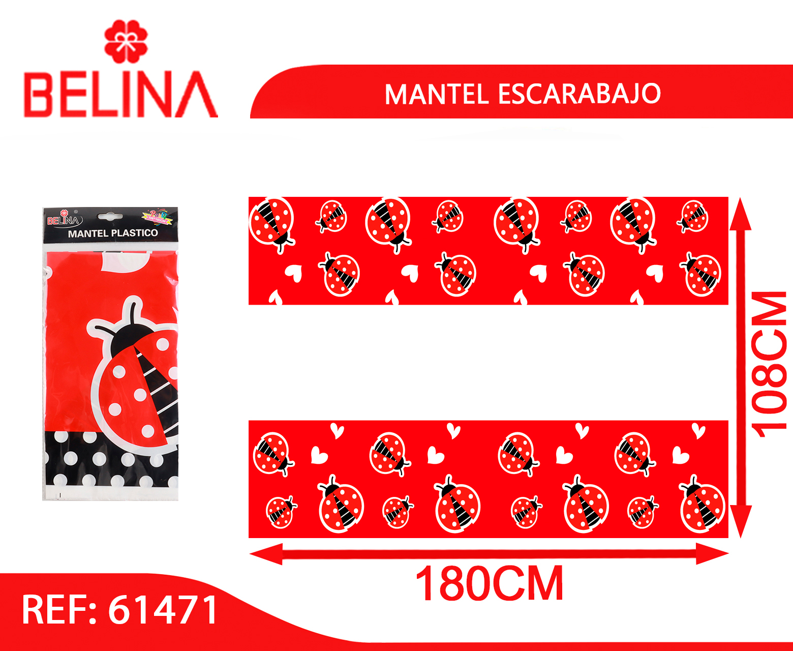Mantel Plastico Lila - Belina Cotillón