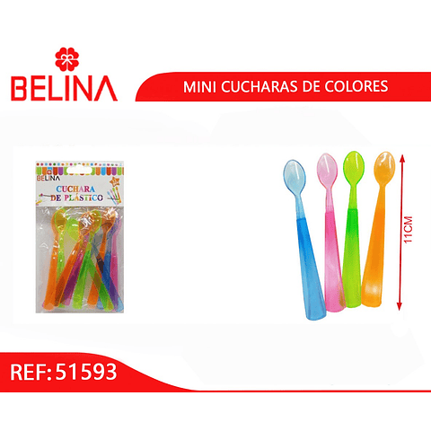 Mini cucharas de colores