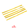 Alambres metalizados oro 10cm 500pcs aprox.