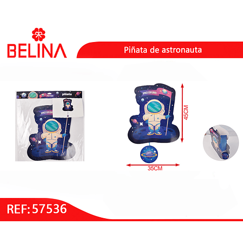 Piñata astronauta 45x35cm