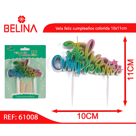 Vela Baby N° 1 XL 11 cm  Big Party - Pronobel Chile