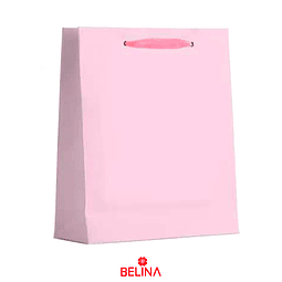 Bolsa de regalo rosa 8.5x18x24cm