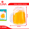 Globo metálico cerveza 50x64cm