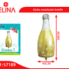 Globo metalizado botella dorada 49x98cm