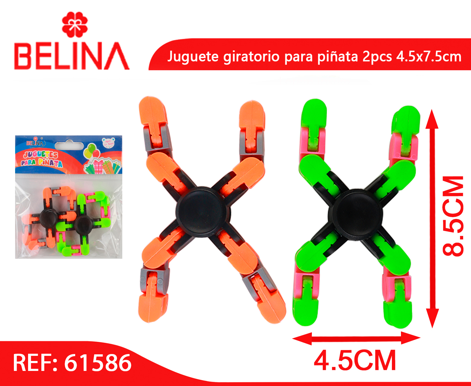 Pack De 3 Juguetes Para Piñata Laberinto Mariposa