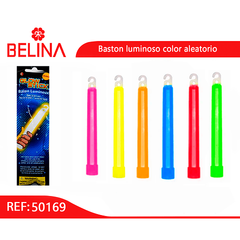 Baston luminoso color aleatorio 15cm