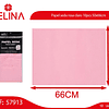 Papel seda rosa claro 10pcs 50x66cm
