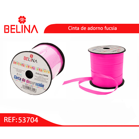 Rollo de cinta corrugada fucsia